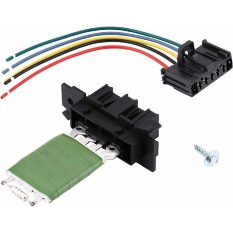 Résistance moteur ventilateur chauffage Fiat Grande Punto/Qubo - Kit OEM 77364061 & 95508692 neuf (1/5)