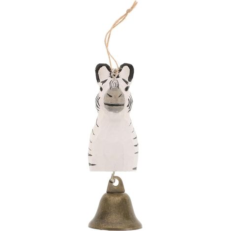 Hand-carved wooden bell for camping and hiking (1/5)