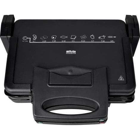 [NEUWERTIG] B-Ware Silva Homeline Kontaktgrill Tischgrill Elektro Antihaftbeschichtung Schwarz