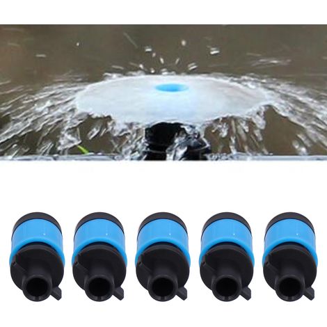 5 Stück verstellbare blaue Mikro-Bewässerungsdüsen für Garten und Gewächshaus, automatische Kunststoffbewässerung (1/4)