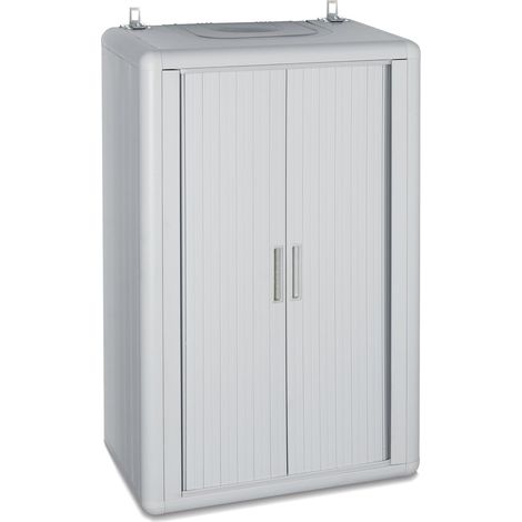 Armadio copricaldaia apertura a serranda himalaya easy roll bianco