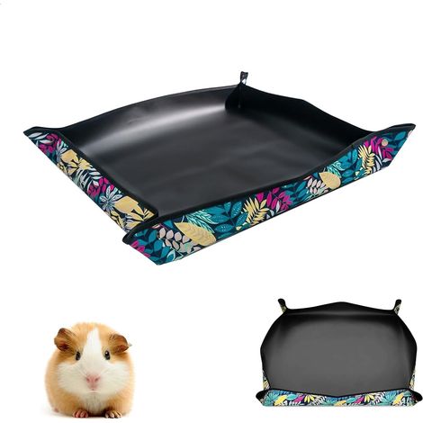 Tapis Cochon, Imperméable Réutilisable Parc Lapin Interieur 75x75 cm Enclos Lapin Interieur Tapis pour Cochons d'Inde, Lapins, Furets et Autres Petits Animaux (1/5)
