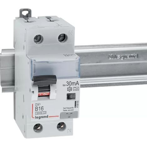 Differenzialschutzschalter 2P 16A B 0,03A Typ A P312 DX3 410965 (1/2)