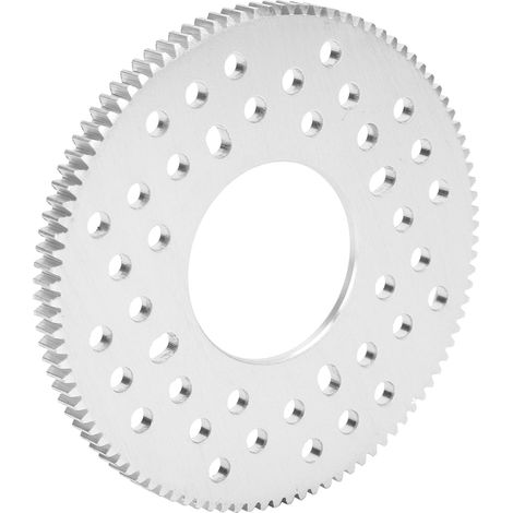 Engrenage cylindrique droit en aluminium à 100 dents, module 0,8, alésage central de 32 mm, quincaillerie et outils 4302-0032-0100 (1/5)