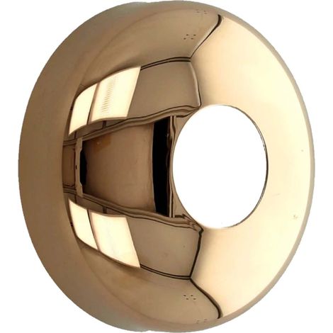 tecuro DESIGN-Hahnrosette 1 Zoll Ø 34 mm x Ø 67 mm x 5 mm - vergoldet
