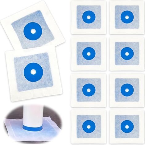 Lot de 10 joints d'étanchéité pour joints de douche - Convient pour les raccords de tuyau de 15 à 32 mm - Pour les passages de tuyaux dans la salle de bain et les pièces humides (1/5)
