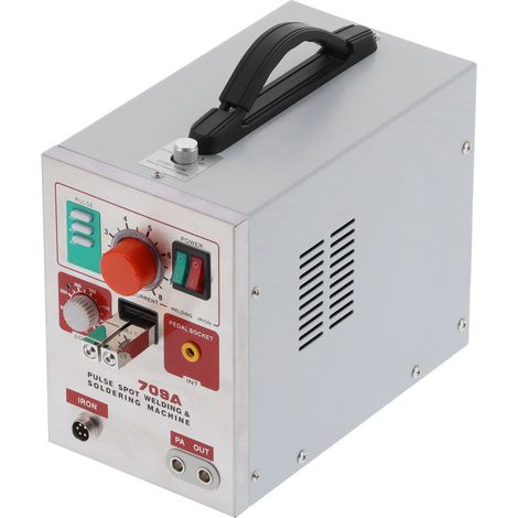 709A Akku-Punktschweißgerät, Lithium-Impulsschweißmaschine, tragbare Lötstation, EU-Stecker 220 V (1/5)