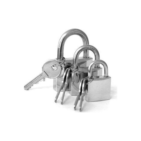 Cadenas laiton plaqué inox A4 - largeur: 40