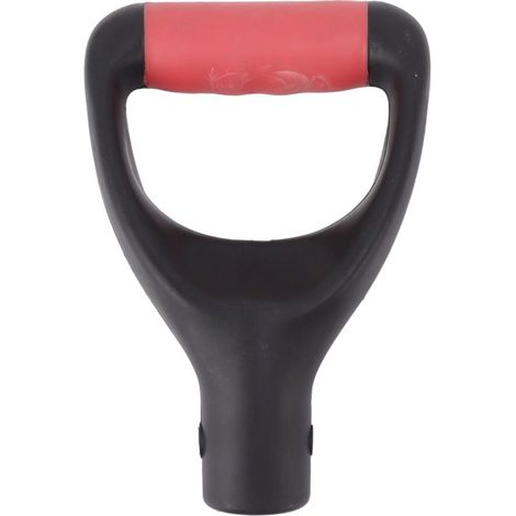 Poignée de pelle de 3,2 cm, conception ergonomique, poignée D multifonctionnelle et robuste pour creuser, outils de ratissage, blanc (1/5)