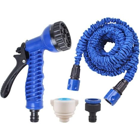 Pistolet À Eau De Lavage De Voiture De Tuyau Télescopique De Jardin, Pistolet À Eau À Haute Pression Domestique Tuyau Souple De Costume De Ménage, Tuyau Super Télescopique De Jardin (1/5)