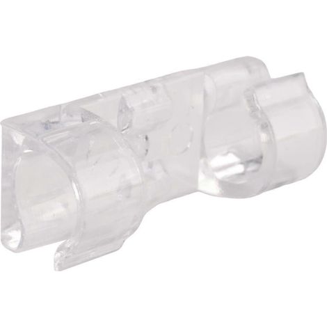 Lot de 20 pinces de rangement pour câbles de bureau (transparentes) (1/5)