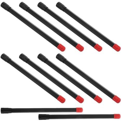 Lot de 10 Rallonges Valve en Plastique 150 Mm pour Gonflage Pneus, Extension Tige D’air Étanche Compatible Voitures, Utilitaires et Hors-Route, Outil Polyvalent - (1/5)