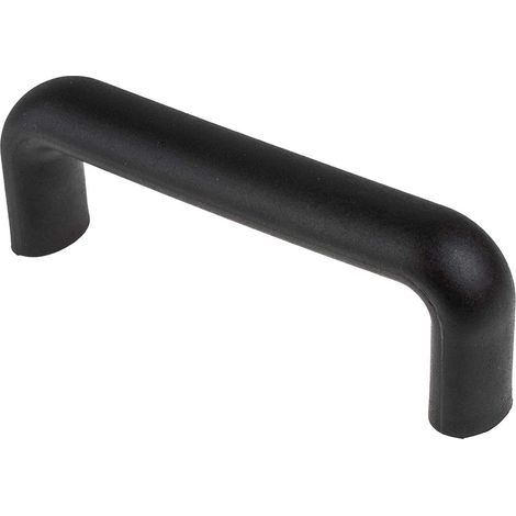 Poignée en Plastique RS PRO, entraxe 132mm, 148mm x 50 mm x 25mm, filetage M6 Fixations invisibles ( Prix pour Paquet de 2 ) (1/2)