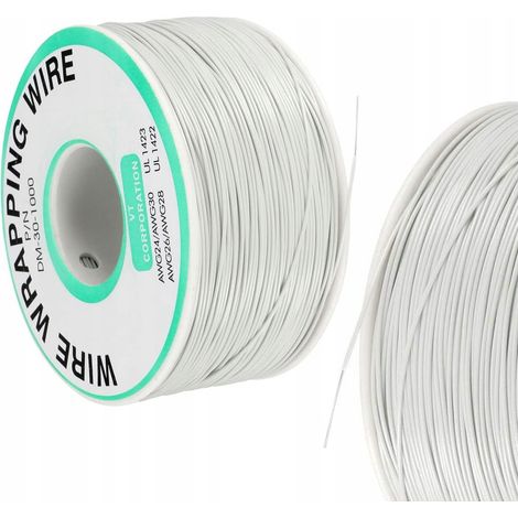 Cable Kynar AWG 0,25 mm blanco 200 m