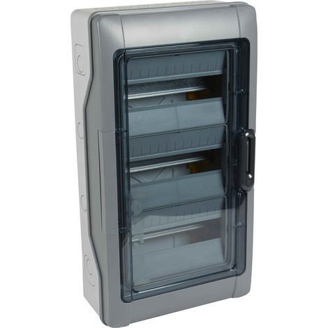 601963 Legrand Coffret Plexo3 étanche Ip65 - 3 Rangées 12 Modules - Embouts à Perforation Directe Non Montés