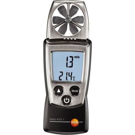 Anemómetro con hélice 410-1, mide velocidad del aire, temperatura - TESTO - 0560 4101
