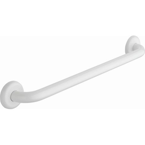 POIGNEE EN ACIER BLANC 60 cm