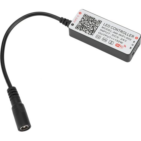 Mini variateur intelligent WiFi pour rubans LED RGB (alimentation CC 5-24 V). (1/4)