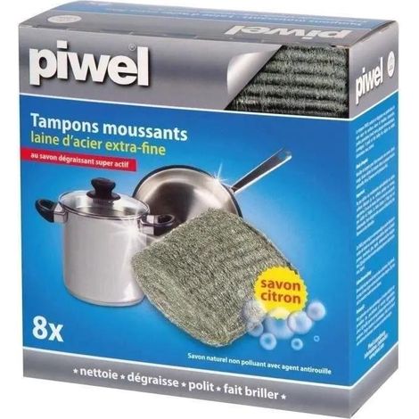 Tampel N°00 Stahlwoll-Pads Zitrusduft Pack 8