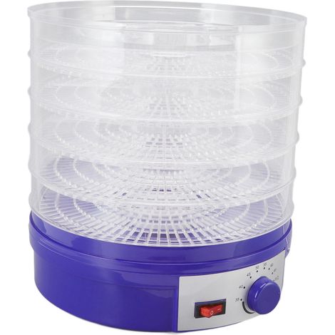 Déshydrateur de fruits et légumes, déshydrateur alimentaire domestique à écran tactile, séchage de viande et d'herbes médicinales, séchoir à résine de litchi (1/5)