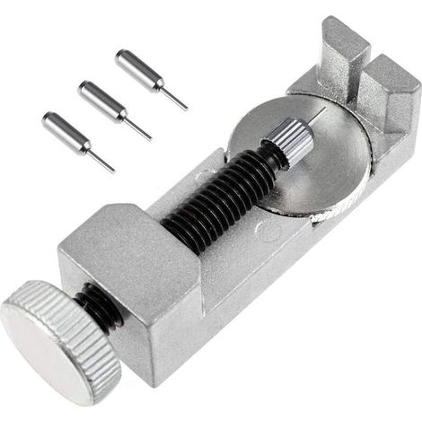 Adjustable Pin Punch Tool Compatible with Watches/Watchmaking + 4 Pin Punches of Different Sizes (1/4)