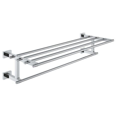 Grohe Essentials Cube Porta salviette multiplo cromo a parete 60 cm, accessori per il bagno porta asciugamani mensole (1/3)