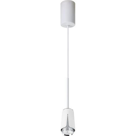 Lámpara colgante con forma de flor, 1 bombilla GU10 blanca, aluminio milagro ML0275 (1/5)