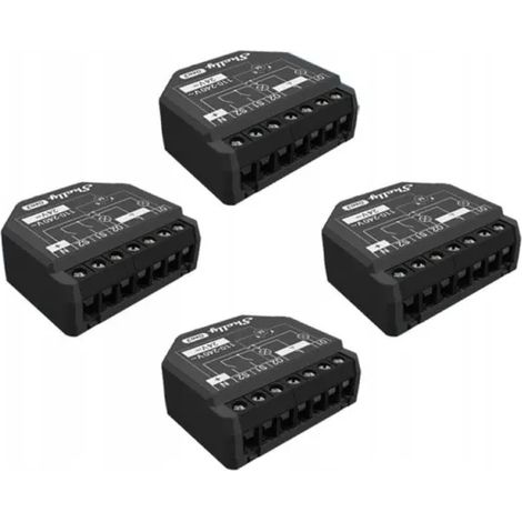 Shelly Relais 2PM Gen3 4er Pack max 16A 2 Kanal WLAN BT