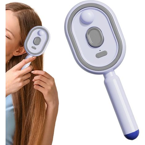 Brosse à Cheveux avec Intégré Massage Vibrant pendant le Brossage Avec Lumière Rouge, Brosse Électrique À Coussin D'Air Et Brume Pour Femmes et Filles Démêlage Brillant et Lissage Maison (1/5)