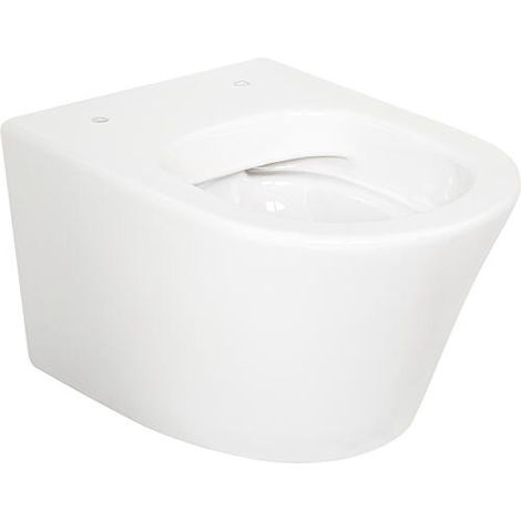 WC suspendu à fond creux Amur lxhxp : 360 x 350 x 530 mm Sans bride, Céramique blanche (1/2)