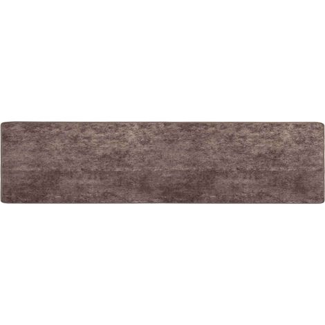 Rug Runner MARSA Grey 80 x 450 cm Polyester and PVC vidaXL