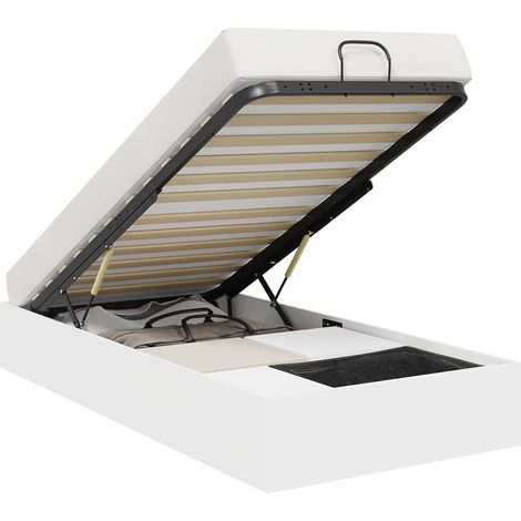 Maison Exclusive - Letto ottomano Bianco 75,5 x 190 cm Legno ingegnerizzato (1/5)