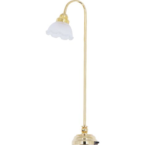 Lampadaire miniature pour maison de poupée, meuble miniature échelle 1/12, accessoire de décoration (1/5)