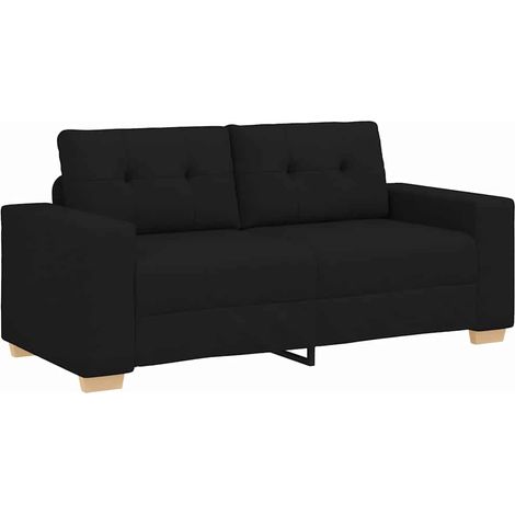 Divano  Sofa Divanetto Nero 180x77x82 cm in Tessuto (1/5)