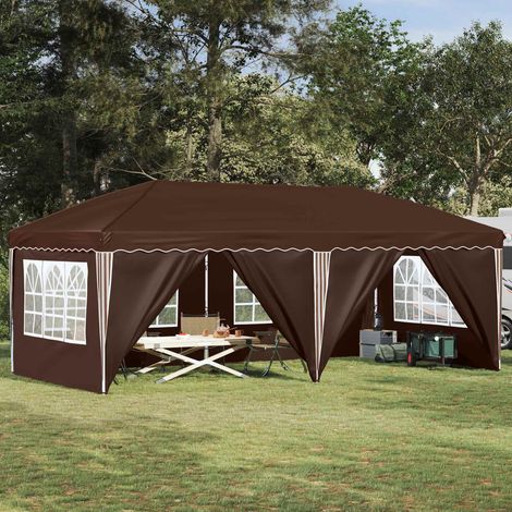 Teenpull – Pop-up Partyzelt 575 x 288 x 245 cm Braun (1/5)