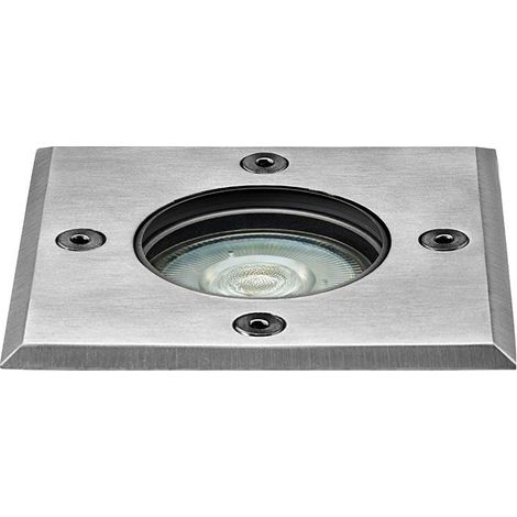 Applique murale PAVEA CARRE 230V GU10 inox 316 ARIC (1/4)
