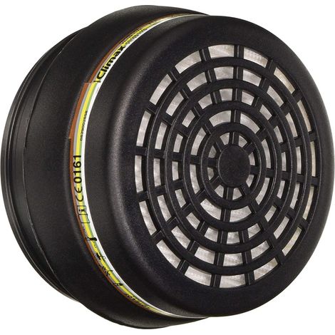 Lot De 2 Cartouches Filtrantes Avec Fixation à Baïonnettes Pour Demi-masque De Protection 9809353. Catégorie A1 B1 E1 K1 Contre (1/2)