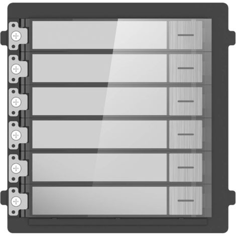 Hikvision Postazione esterna Intercom 6 pulsanti Acciaio Steel DS-KD-KK/S (1/2)