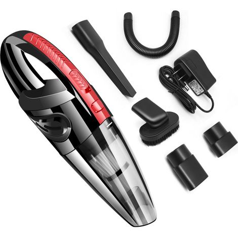 Système d'aspirateur à main sans fil (livré avec accessoires (buse, buse à fente, etc.) (1/4)