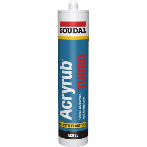 Soudal Acryrub Turbo White 310ml DE 169521