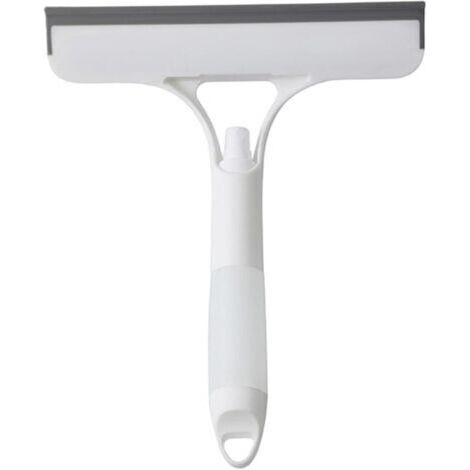 Grattoir à vitres, raclette à vitres multifonction avec vaporisateur et brosse, accessoires de nettoyage suspendre pour miroir, mur, cuisine, comptoir (1/5)