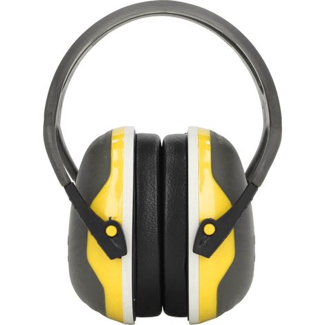 Casque anti-bruit bébé jaune, léger et réglable, confortable pour sommeil et étude, protection auditive fiable pour nourrisson (1/5)