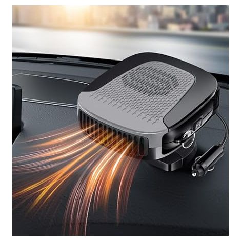 12V 150W Autoheizung 2-in-1 Autoheizung, Entfeuchter, Defroster, tragbarer Autoheizungsventilator, Windschutzscheibenenteiser für Autos
