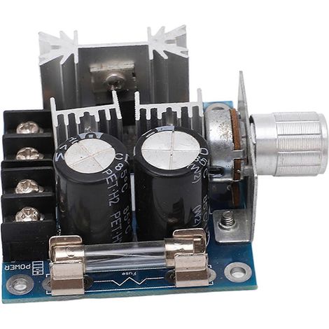 Module de régulation de vitesse avec commande PWM, 12–40 V CC, fusible 10 A