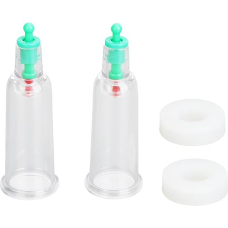 2 pièces Ventouses à Doigts pour Améliorer la Circulation et Détendre les Muscles, avec 2 Joints d'Étanchéité (1/5)
