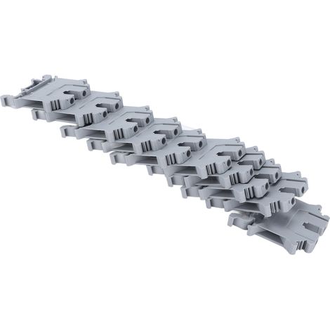 Lot de 100 borniers à vis DIN rail, cuivre, raccord combiné 800V 41A, type UK-5N (1/5)