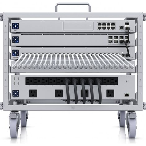 Ubiquiti U-Rack-6U-TL Mini-Rack Mobil Stahl