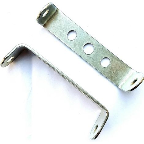 Profilo a U per portabiciclette, sedile a U, sedile di conversione a U, piastra a U, scaletta di montaggio per portabiciclette, 10 pezzi (1/4)