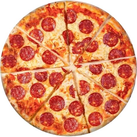 Couverture Pizza - 90 x 90 cm - Microfibre Doublée Polaire - Pour Soirées Films Et Cadeaux - 1 Pièce (1/5)
