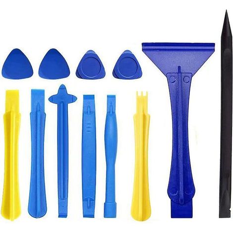 12-in-1 Plastic Pry Opening Tool Kit for Mobile Phone iPad LCD Screen, Manual Opening Repair Tool for Electronic Tools (1/5)